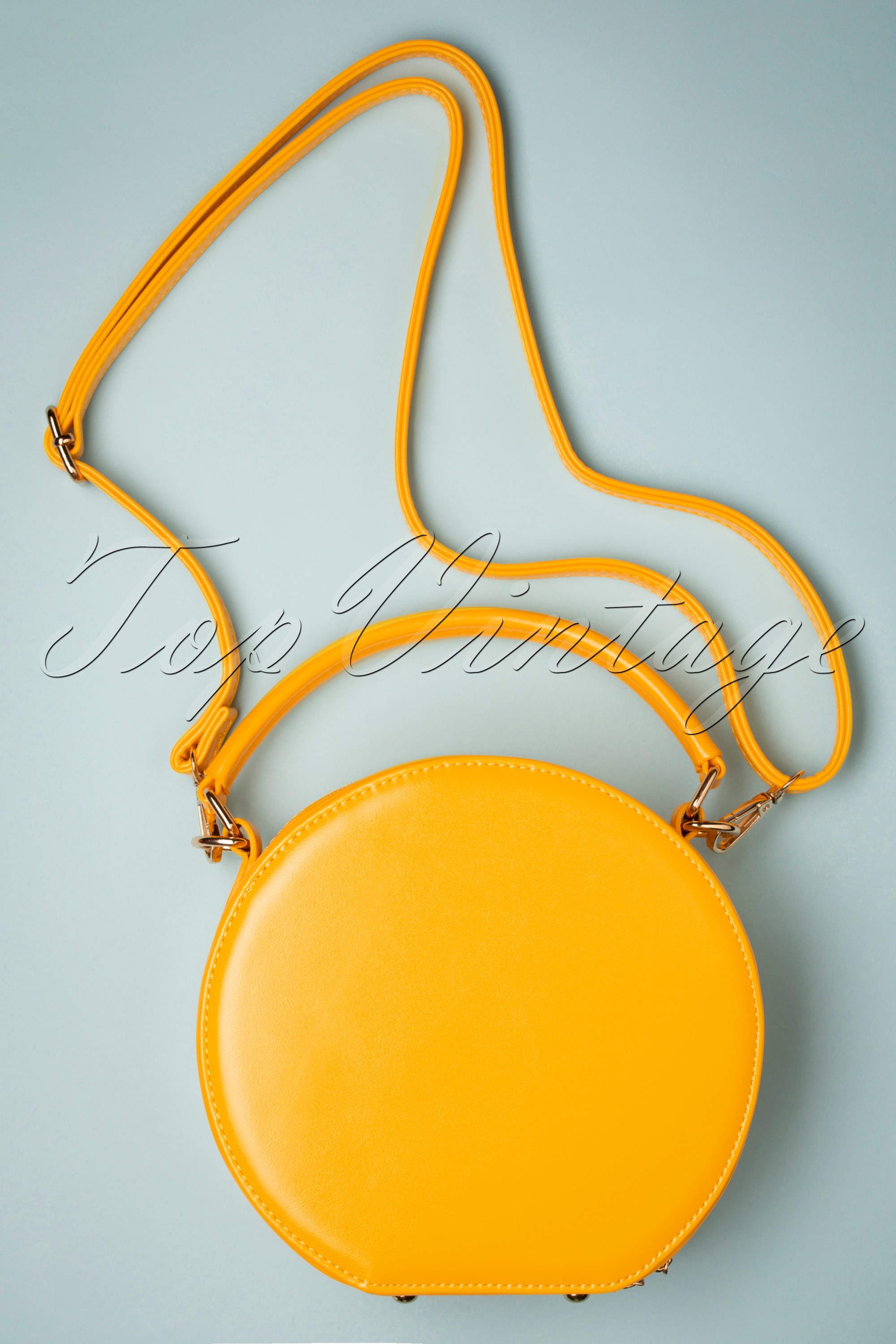 Lulu Hun 50s Tara Round Bag in Yellow | Shop at Topvintage