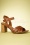 Tamaris - Sienna Block Heel Sandals Années 70 en Cognac 2