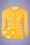 Mak Sweater 37658 Dotty Cardigan Sunny Yellow 210414 004Z