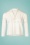 50s Oda Open Front Cardigan in White