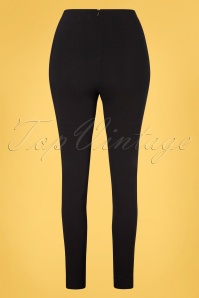 Vintage Chic for Topvintage - Tenley Trousers Années 50 en Noir 2