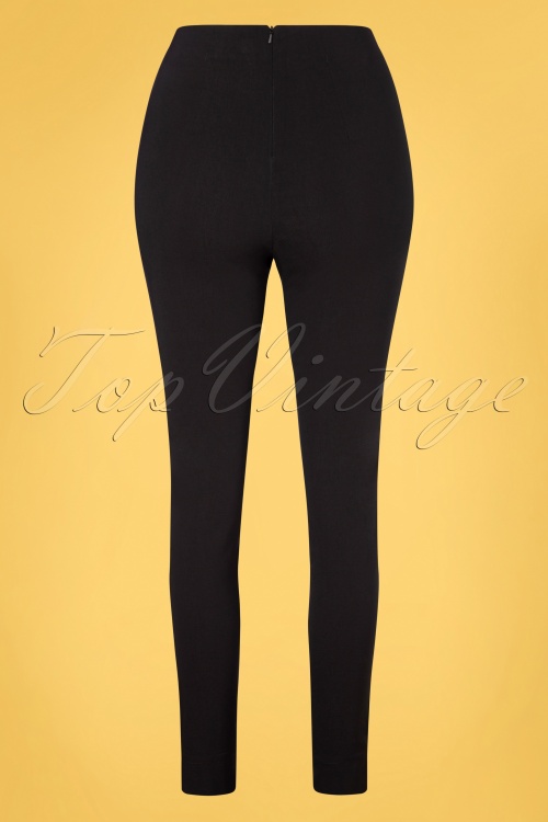 Vintage Chic for Topvintage - 50s Tenley Trousers in Black 2
