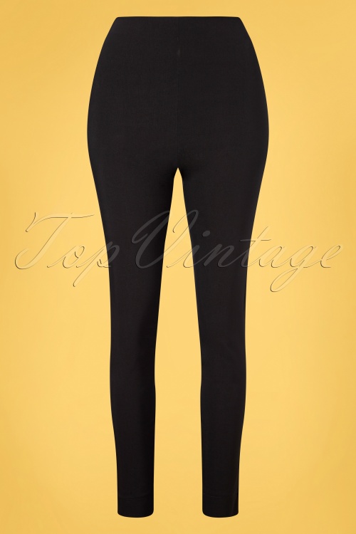Vintage Chic for Topvintage - Tenley broek in zwart