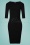 Vintage Chic for Topvintage - Lucaya pencil jurk in zwart