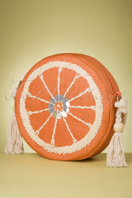 Amici - 50s Clementine Bag in Orange 2