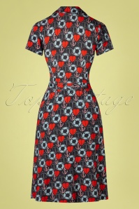Who's That Girl - 60s Sally Marine Dress in Navy 2