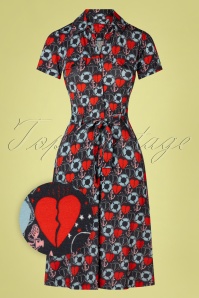Who's That Girl - 60s Sally Marine Dress in Navy