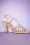 Miss L-Fire - 40s Jasmine Strappy Cross Over Sandals in Multi Pastels 2