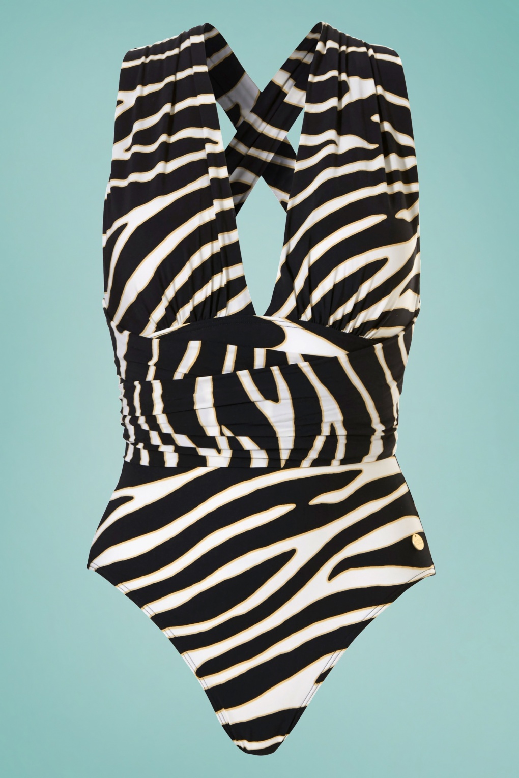 50s Multiway Swimsuit in Zebra