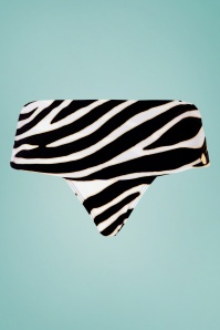 TC Beach - Flipover Bikinihose in Zebra 2