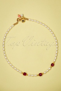 Lovely - 20s Deco Pearl Bracelet in Ivory