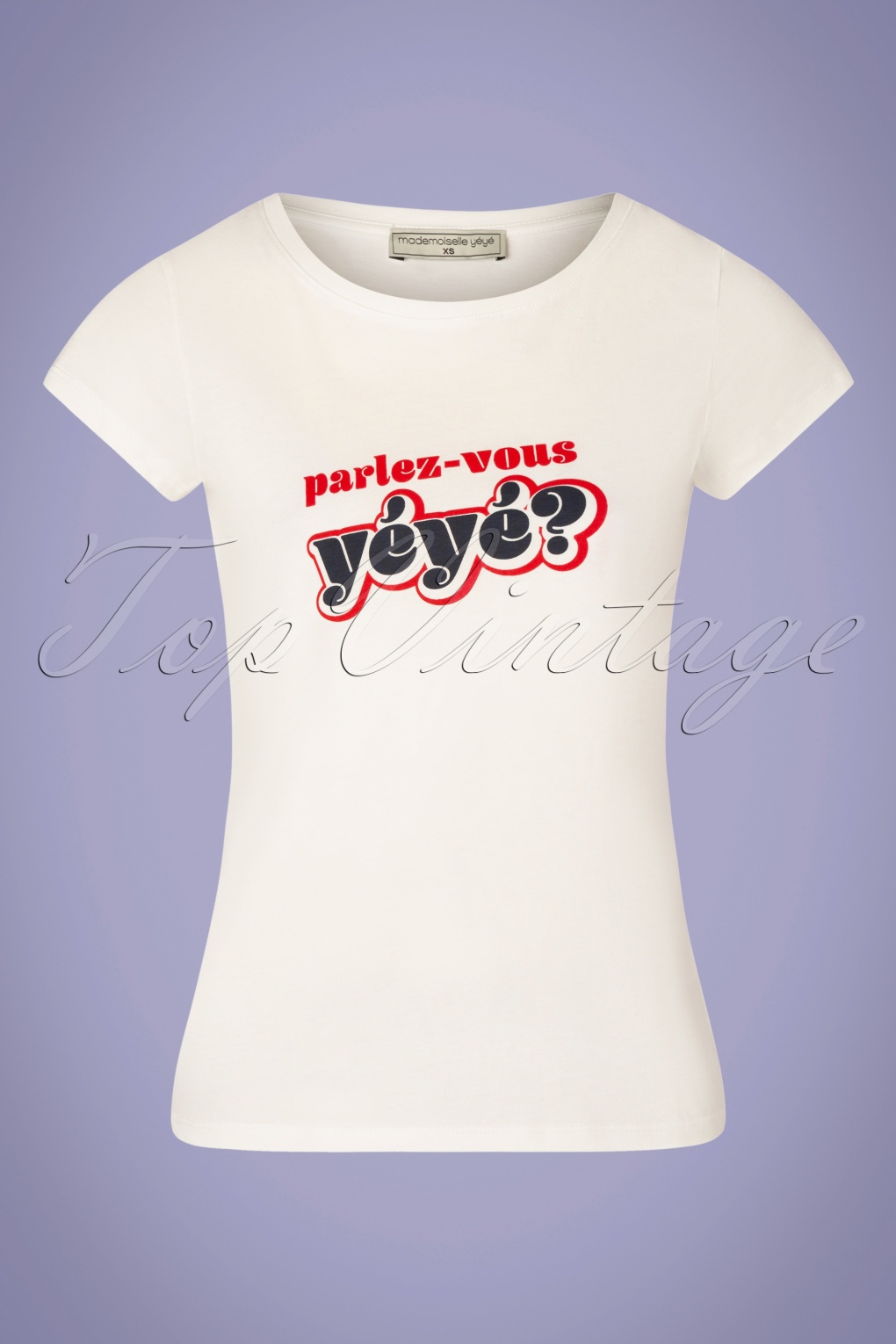 parlez t shirt white