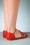 Bettie Page Shoes - Polly ballerina's in rood 5