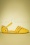 Bettie Page 37593 Polly Sandals Yellow Closed Toe Flat Cutout Decor 20210420 00007 W
