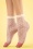 60s Panna Cotta Vanilia Socks in Cream and Pink