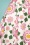 Collectif ♥ Topvintage - Matilde Flower Power Swing-Rock in Weiß und Pink 4