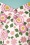 Collectif ♥ Topvintage - Dolores Flower Power Top in Weiß und Pink 3