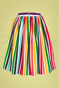 Collectif ♥ Topvintage - 50s Jasmine Tutti Frutti Swing Skirt in Multi 4