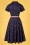 Collectif Loves TopVintage 37645 Caterina Pretty Polka Swing Dress Navy01272021 014W