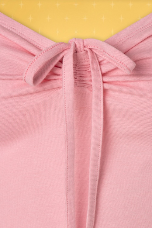 Collectif ♥ Topvintage - 50s Sasha T-Shirt in Pink 4