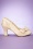Ruby Shoo 36733 Heels Pumps Tatum Gold White Glitter 20210426 00003W