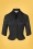 Liza Lou Blazer Jacket Années 50 en Noir