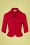 Liza Lou Blazer Jacket Années 50 en Rouge
