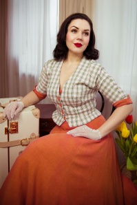 Vintage Chic for Topvintage - Nancy Top in Rot