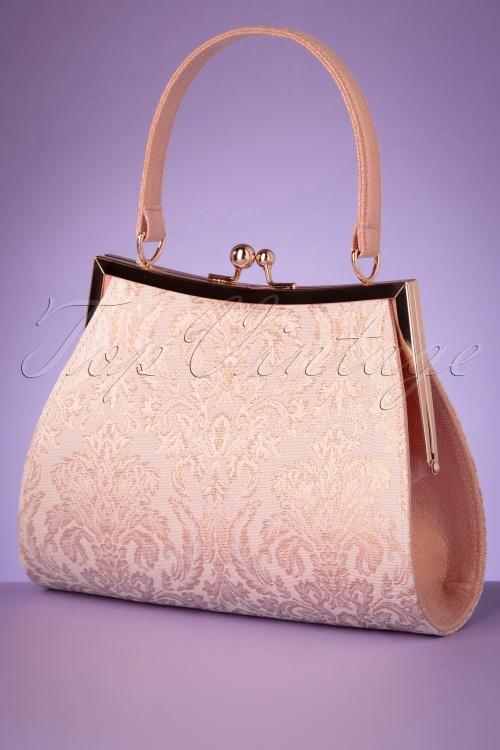 Ruby Shoo - 50s Toulouse Handbag in Rose Gold