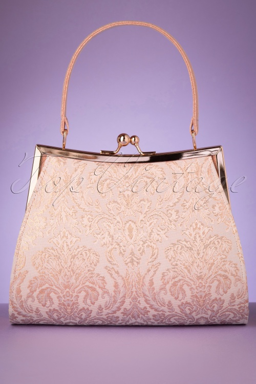 Ruby Shoo - 50s Toulouse Handbag in Rose Gold 2