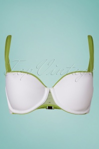 Cyell - 50s Pandan Cake Bikini Top in Green 5