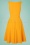 Vintage Chic for Topvintage - Frederique swing jurk in honing geel 2