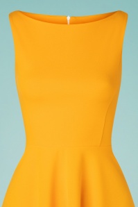 Vintage Chic for Topvintage - 50s Frederique Swing Dress in Honey Yellow 3