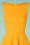 Vintage Chic for Topvintage - Frederique swing jurk in honing geel 3