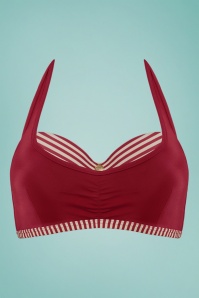Marlies Dekkers - Capitana Plunge Balcony Bikini Top in Red 5