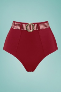 Marlies Dekkers - Capitana High Waist Bikini Briefs en Rouge