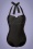 Pussy Deluxe - 50s Lovers Halter Swimsuit in Black 2