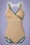Esther Williams - 50s Brenda Lee One Piece Polkadot Swimsuit in Green 5
