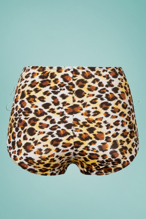 Esther Williams - 50s Sarong Bikini Bottoms in Leopard 2