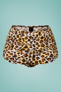Esther Williams - 50s Sarong Bikini Bottoms in Leopard 3