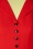 Hearts & Roses - Aurelie Wiggle Dress Années 50 en Rouge Vif 4