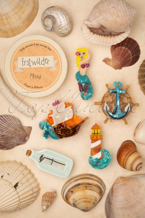 Erstwilder - Exclusief bij TopVintage ~ Hope's Love Letter Mini Broche 3