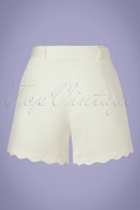 Glamorous - 50s Madelyn Shorts in Off White 2