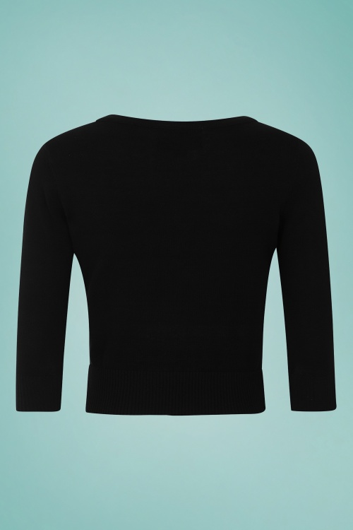 Collectif Clothing - Charlene Lemons vest in zwart 2