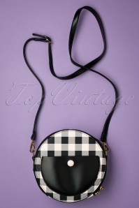 Collectif Clothing - 50s Loretta Round Bag in Gingham