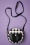 Collectif 37677 Loretta Gingham Black White Bag Round Handbag 051821 00016 W