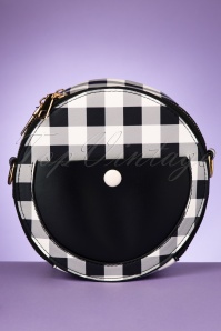 Collectif Clothing - 50s Loretta Round Bag in Gingham 5