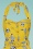 Collectif Clothing - 50s Wanda Ravenous Raccoons Pencil Dress in Yellow 2