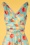Vintage Chic for Topvintage - 50s Grecian Fruit Dress in Sky Blue 2