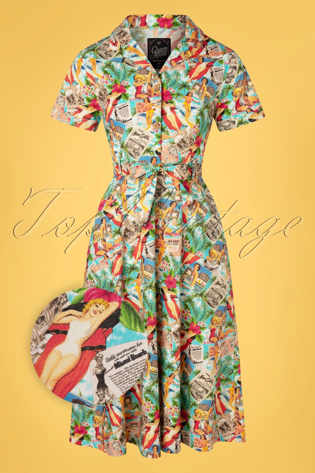 Hawaiian dress vintage Hawaiian Dress